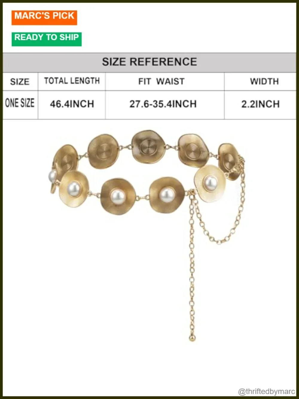 Metal Concho Belt Cowgirl Waist Chain Waist Belt for Women Dress Pants